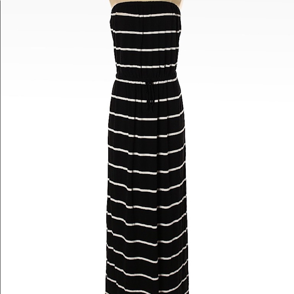 Jcrew halter top striped maxi dress
